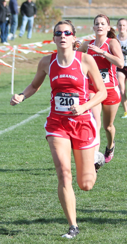 Rio Grande's Brittany Piccone leads a list of seven RedStorm tracksters named Academic All-MSC