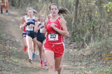 Rio Grande's Kayla Renner placed 7th in the MSC Cross Country championship and earned a spot in the NAIA national championshi