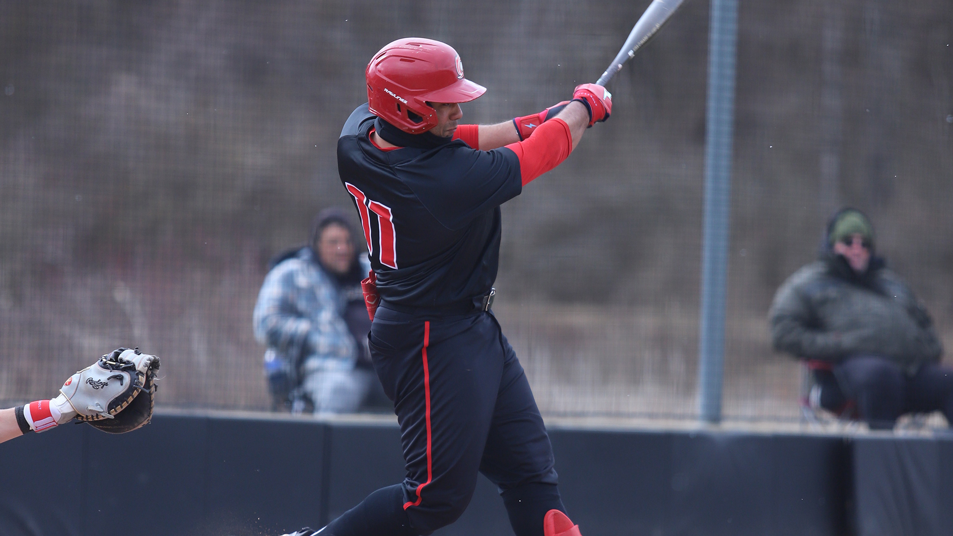 Rio Grande's Likeiry Jimenez had two hits and drove in a run in the RedStorm's game one loss on Saturday at Indiana University Southeast.