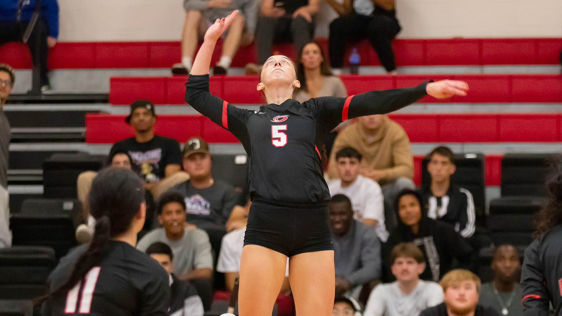 Rio Grande's Amanda Rarick had 13 kills to lead the RedStorm in Thursday night's straight sets rout of WVU-Tech at the Newt Oliver Arena.