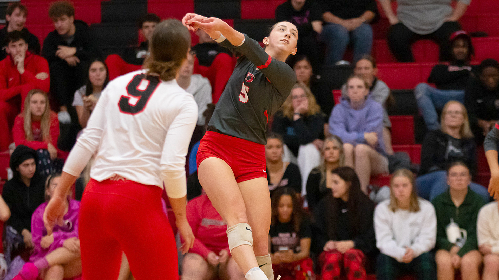 Rio Grande's Amanda Rarick had a career-high 31 kills in Tuesday night's five-set win over WVU Tech in the quarterfinal round of the RSC Women's Volleyball Championship at the Newt Oliver Arena.