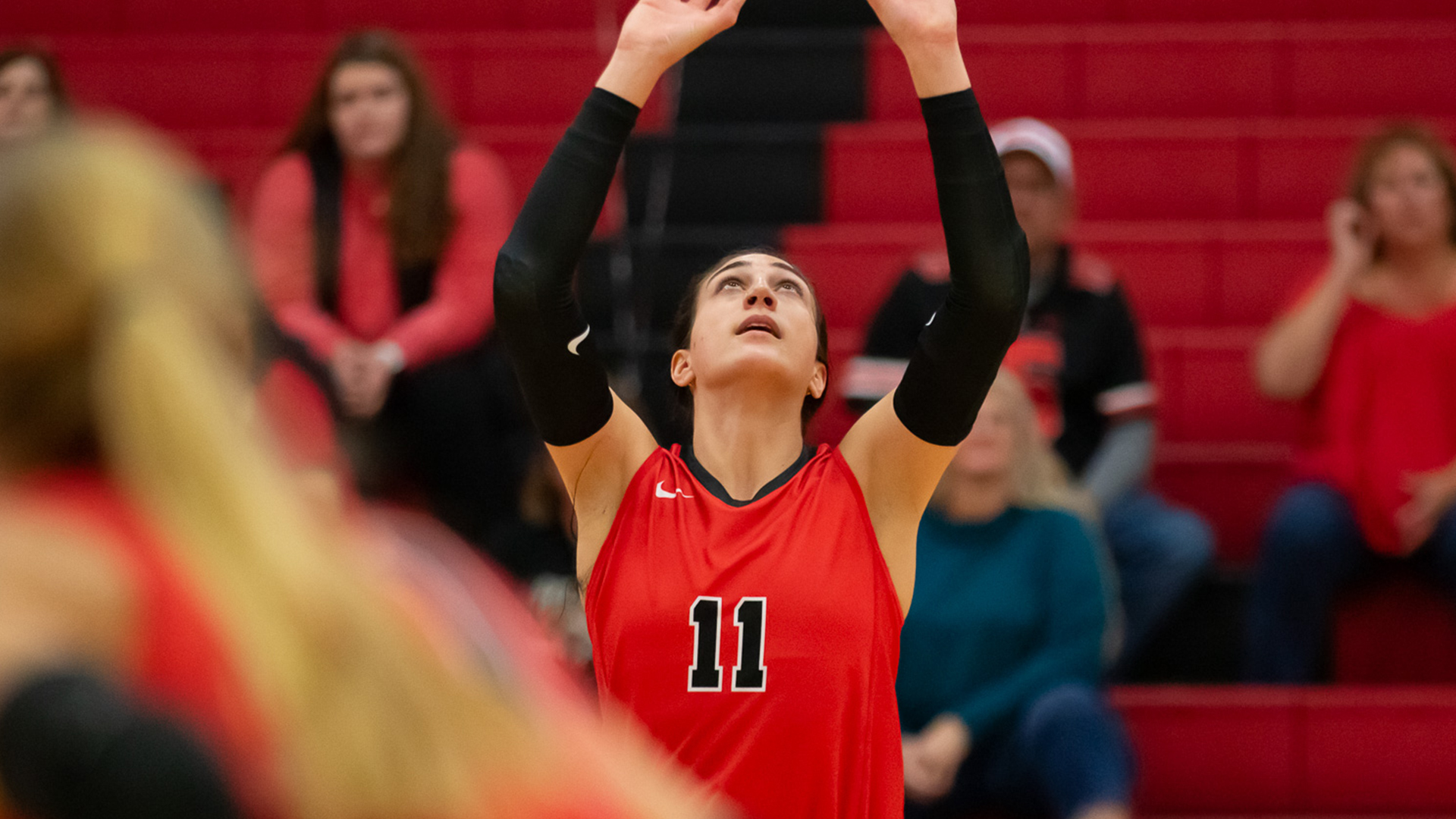 Rio Grande's Elle McLoughlin was named the River States Conference Women's Volleyball Setter of the Week on Monday.