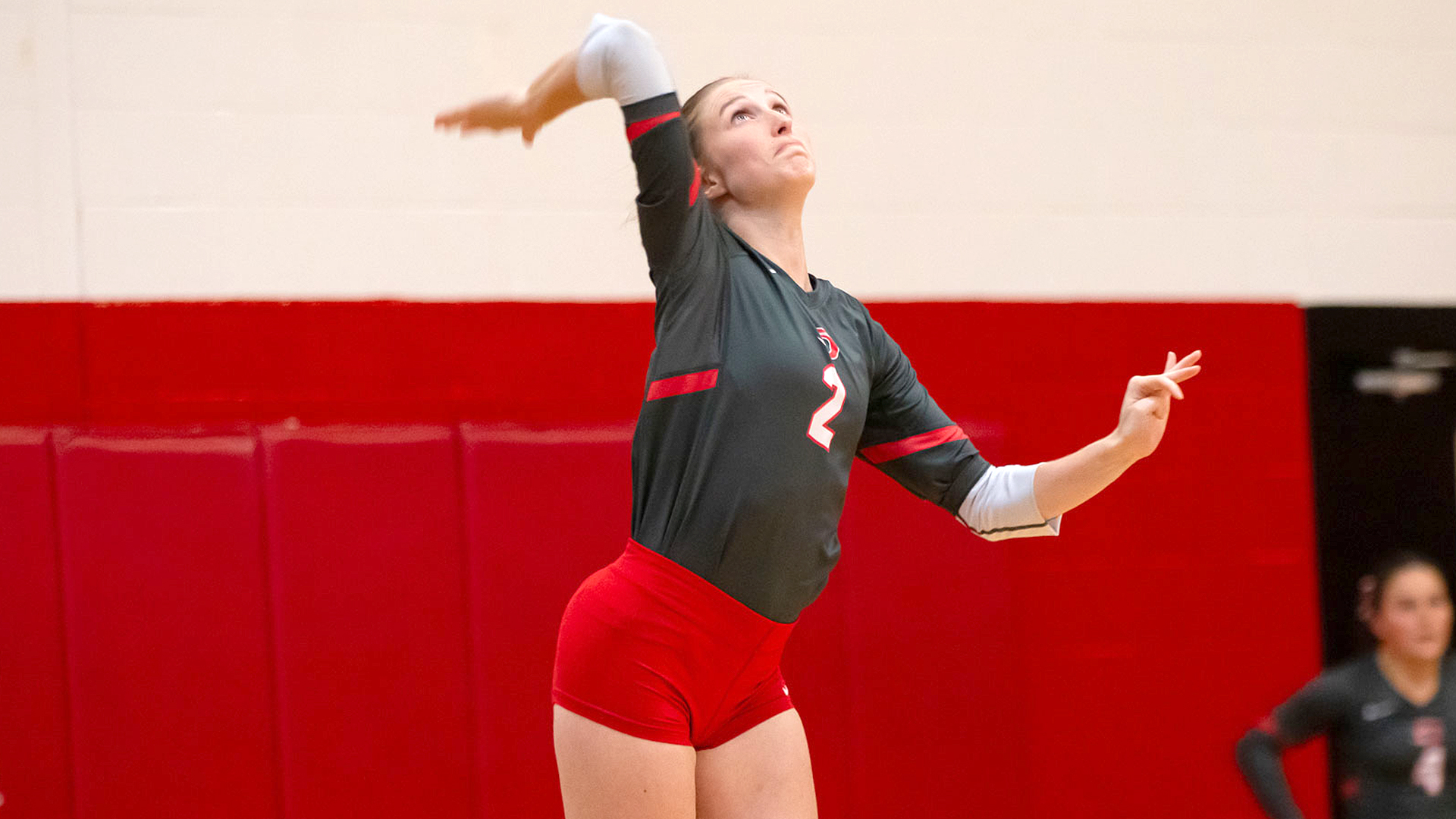 Rio Grande's Avery Huntzinger and the rest of the RedStorm cruised to a 3-0 road victory over Alice Lloyd College on Saturday.