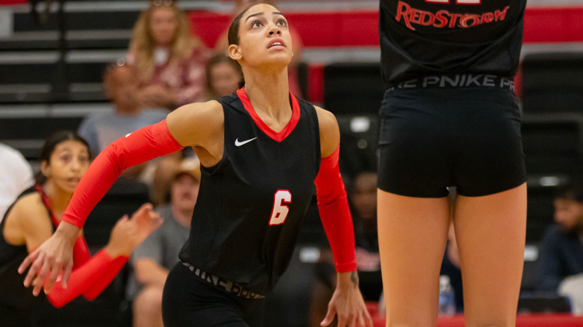 Rio's Jordan Brooks had 12 kills, three solo blocks and four block assists in Friday night's 3-1 win over Midway University at the Newt Oliver Arena.